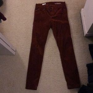 Corduroy skinny jeans